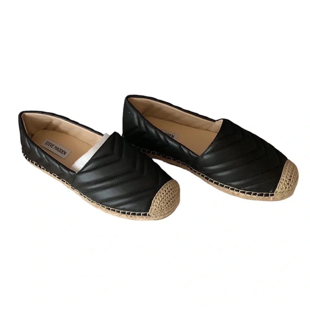 Steve Madden Winnow black espadrille , NWT box is available, 9.5